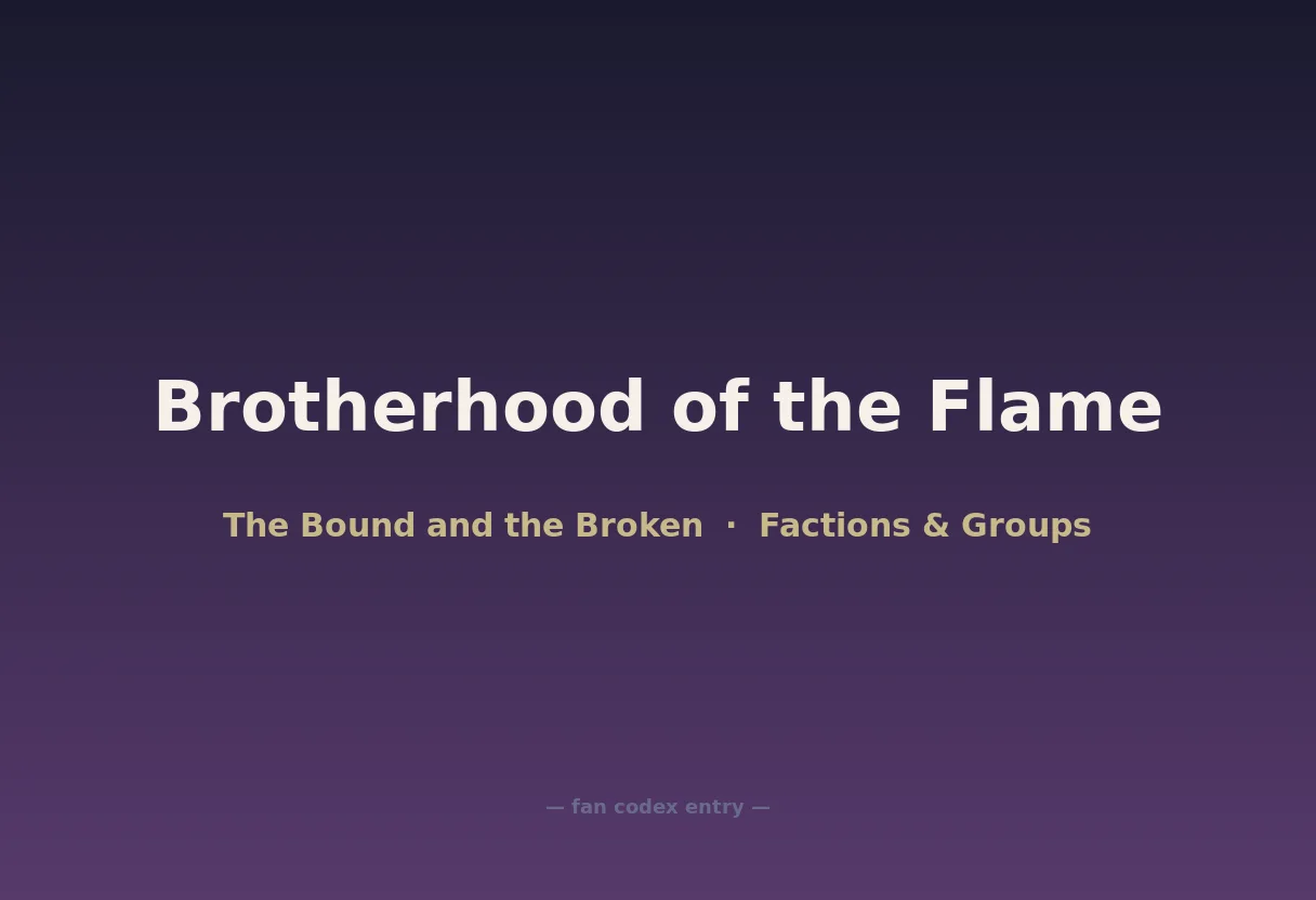 Brotherhood of the Flame