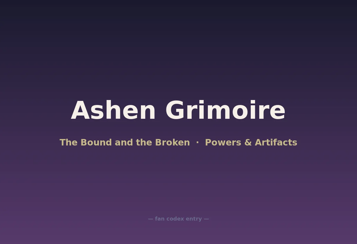 Ashen Grimoire