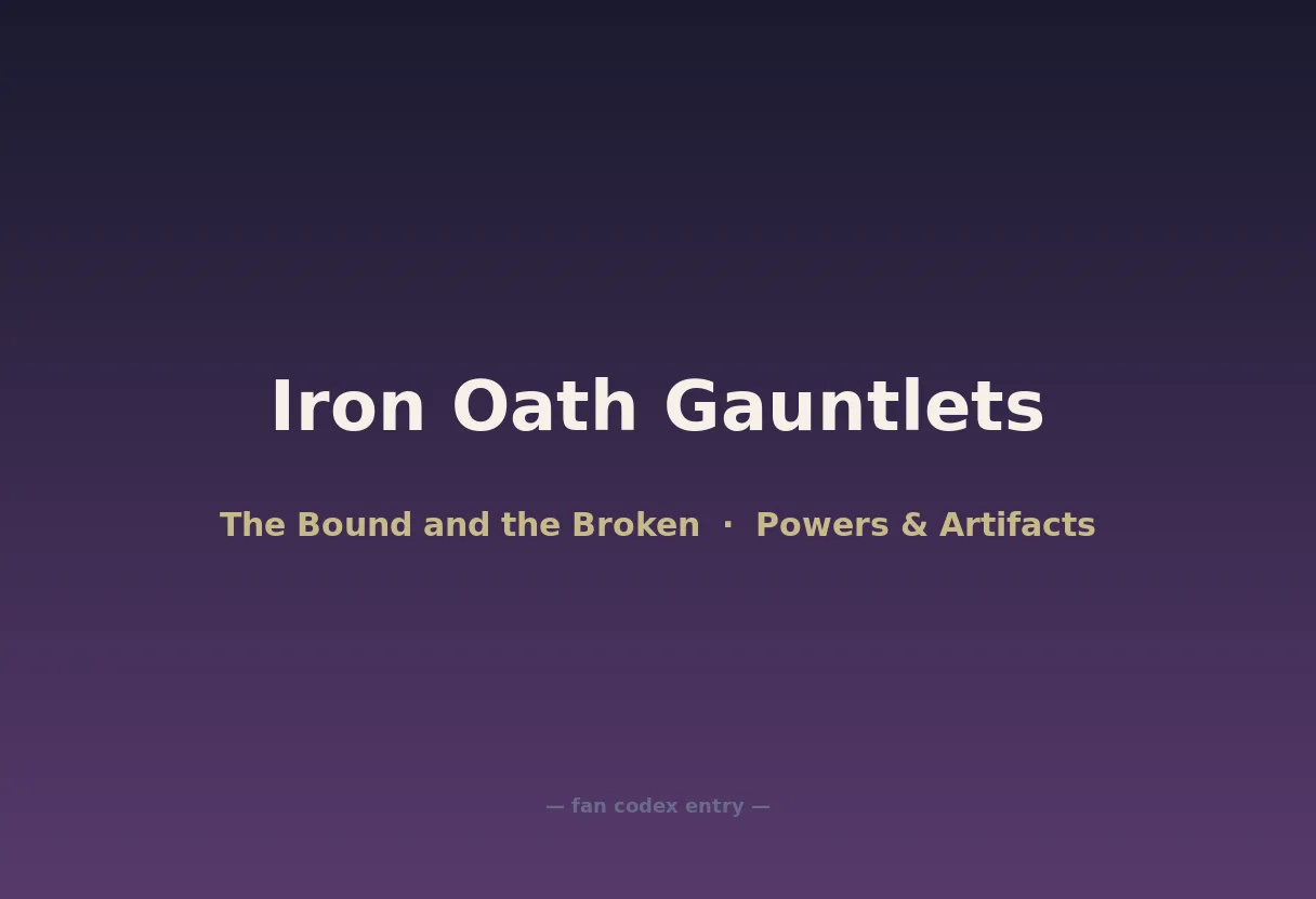 Iron Oath Gauntlets