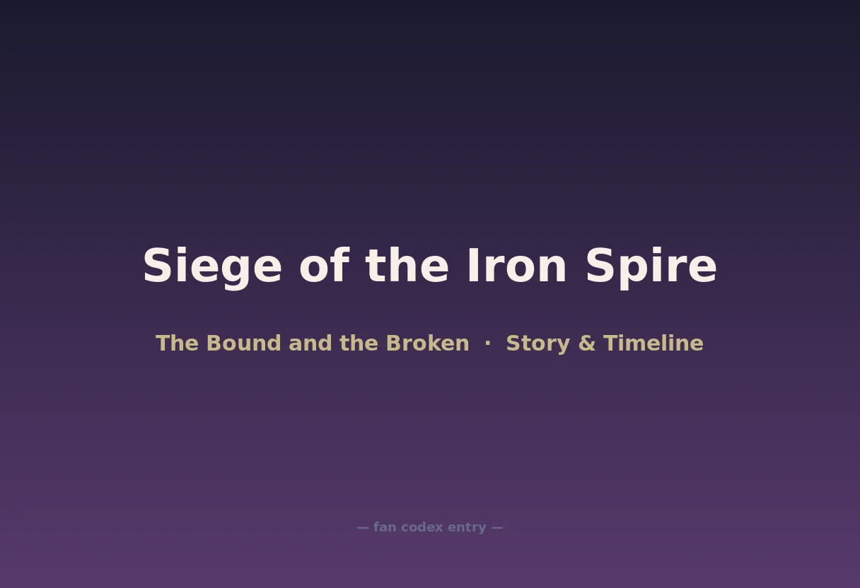 Siege of the Iron Spire